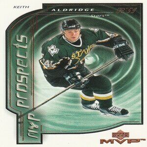 Keith Aldridge - 2000 Upper Deck MVP Prospects Series Hockey Card